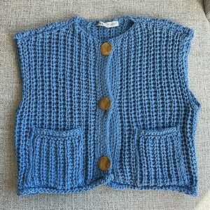 Zara Crochet Knit Top